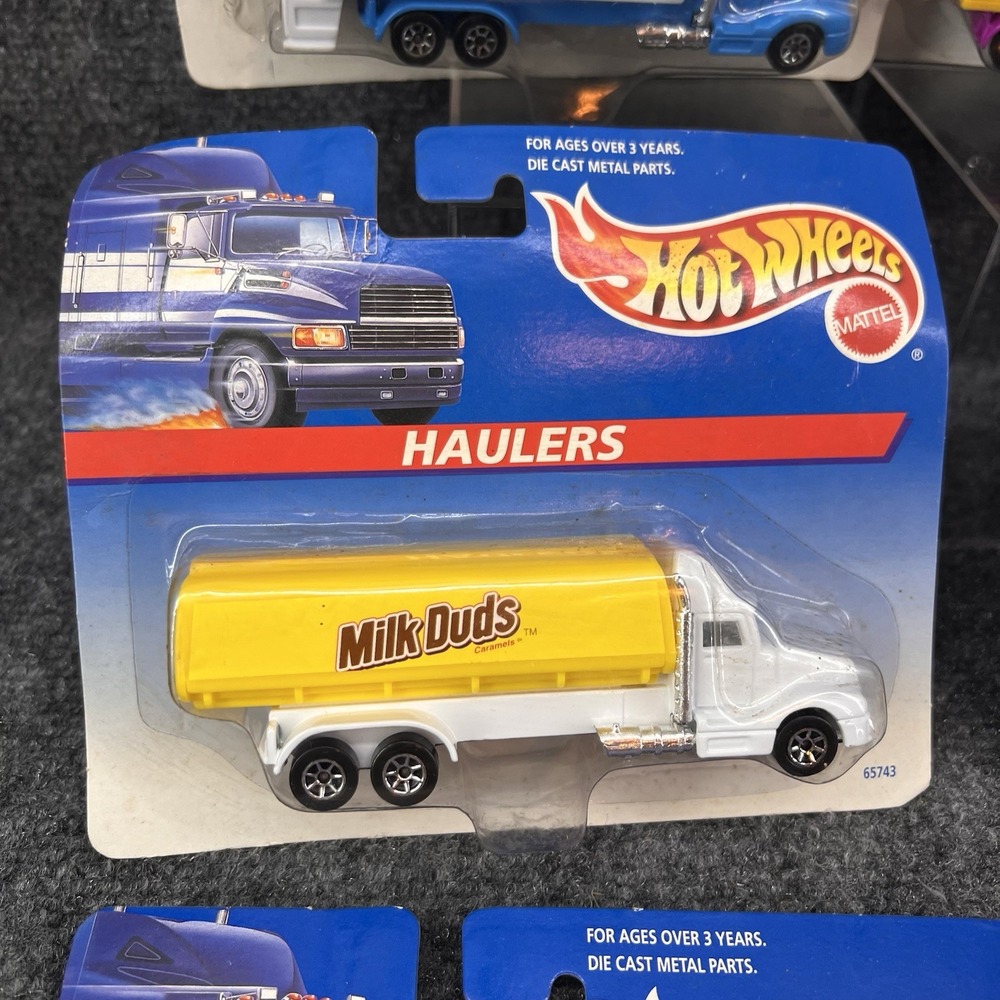Lot Of 6 Hot Wheels Haulers Tractor Trailers 1996 NIP McDonald's Tropicana - Picture 4 of 9